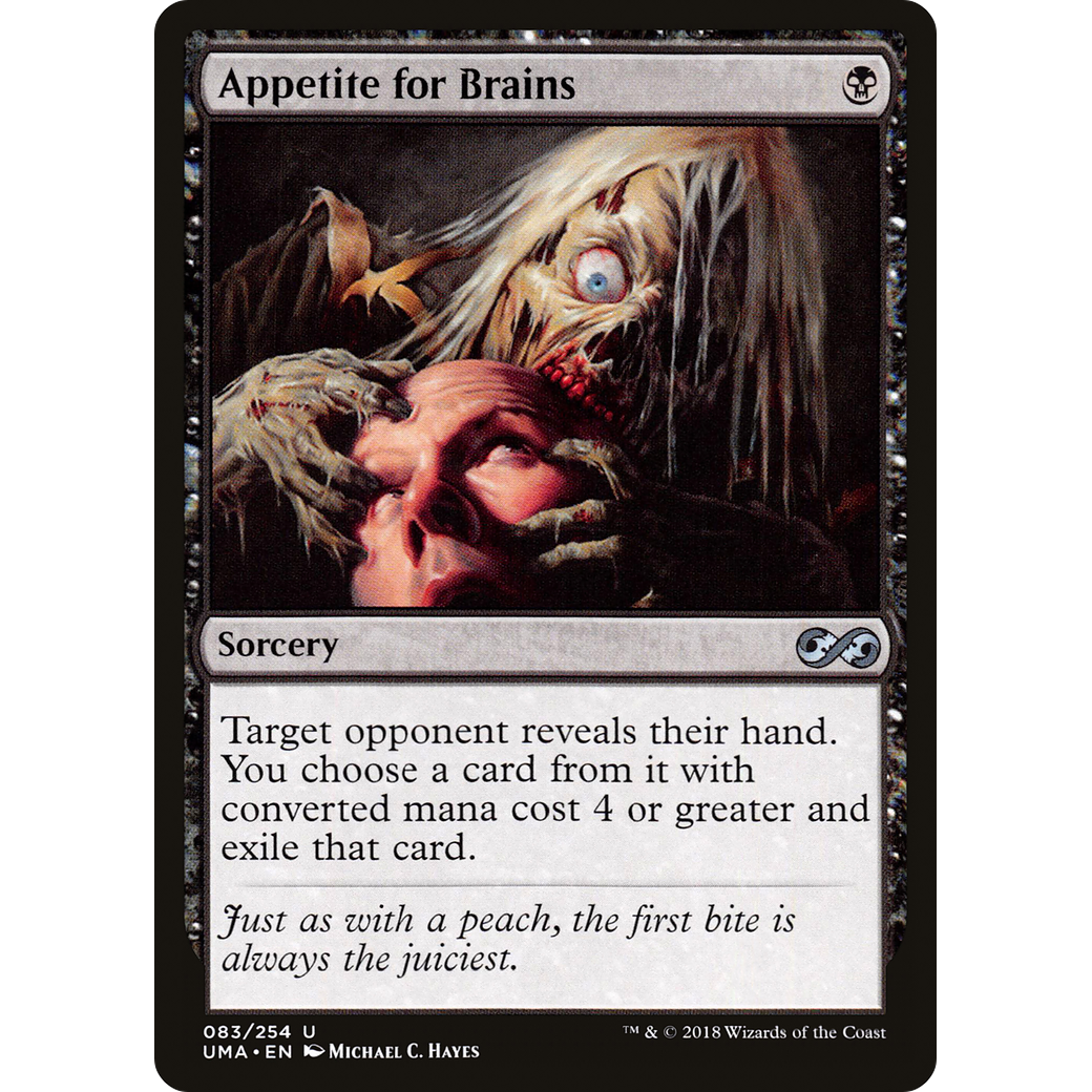 Appetite for Brains (UMA-083) - Ultimate Masters Foil