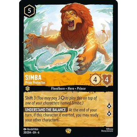 Simba - Pride Protector (20/204) - Azurite Sea
