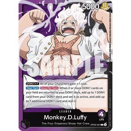 Monkey.D.Luffy (061) (OP09-061) - Emperors in the New World