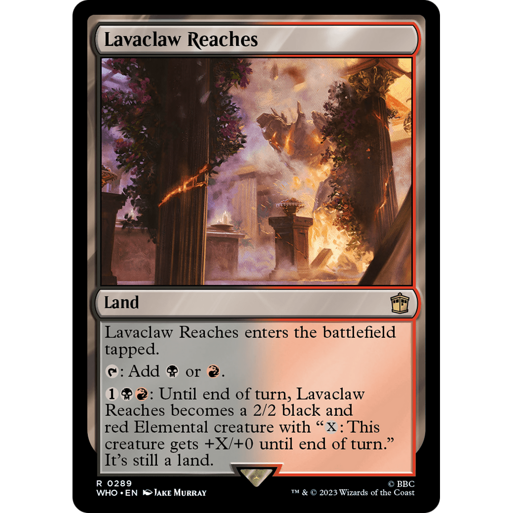 Lavaclaw Reaches (WHO-289) - Doctor Who Foil