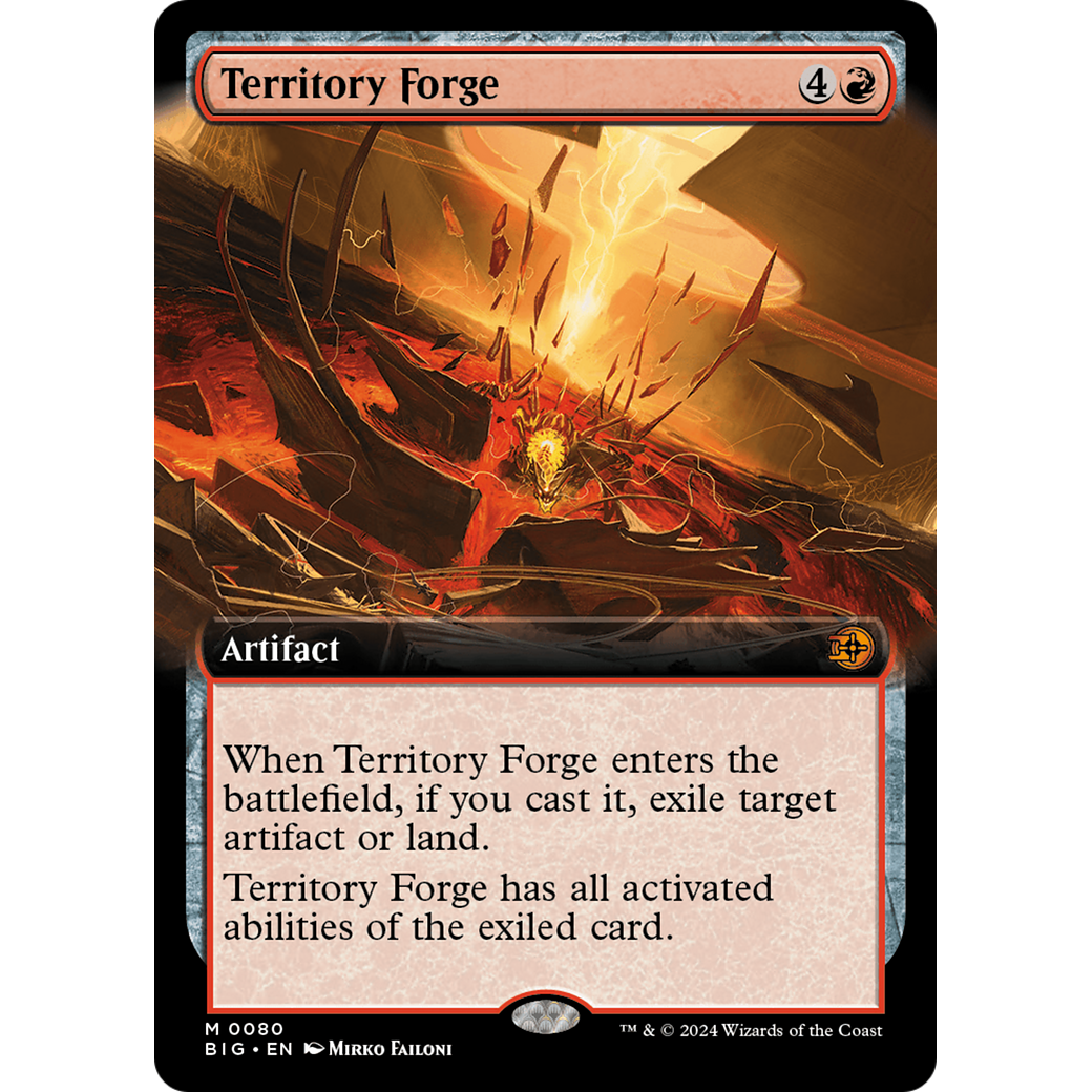 Territory Forge (Extended Art) (BIG-080) - The Big Score: (Extended Art)