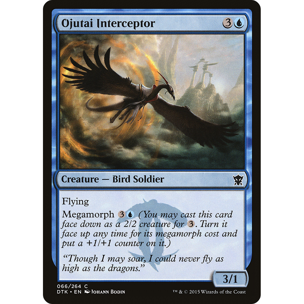 Ojutai Interceptor (DTK-066) - Dragons of Tarkir Foil