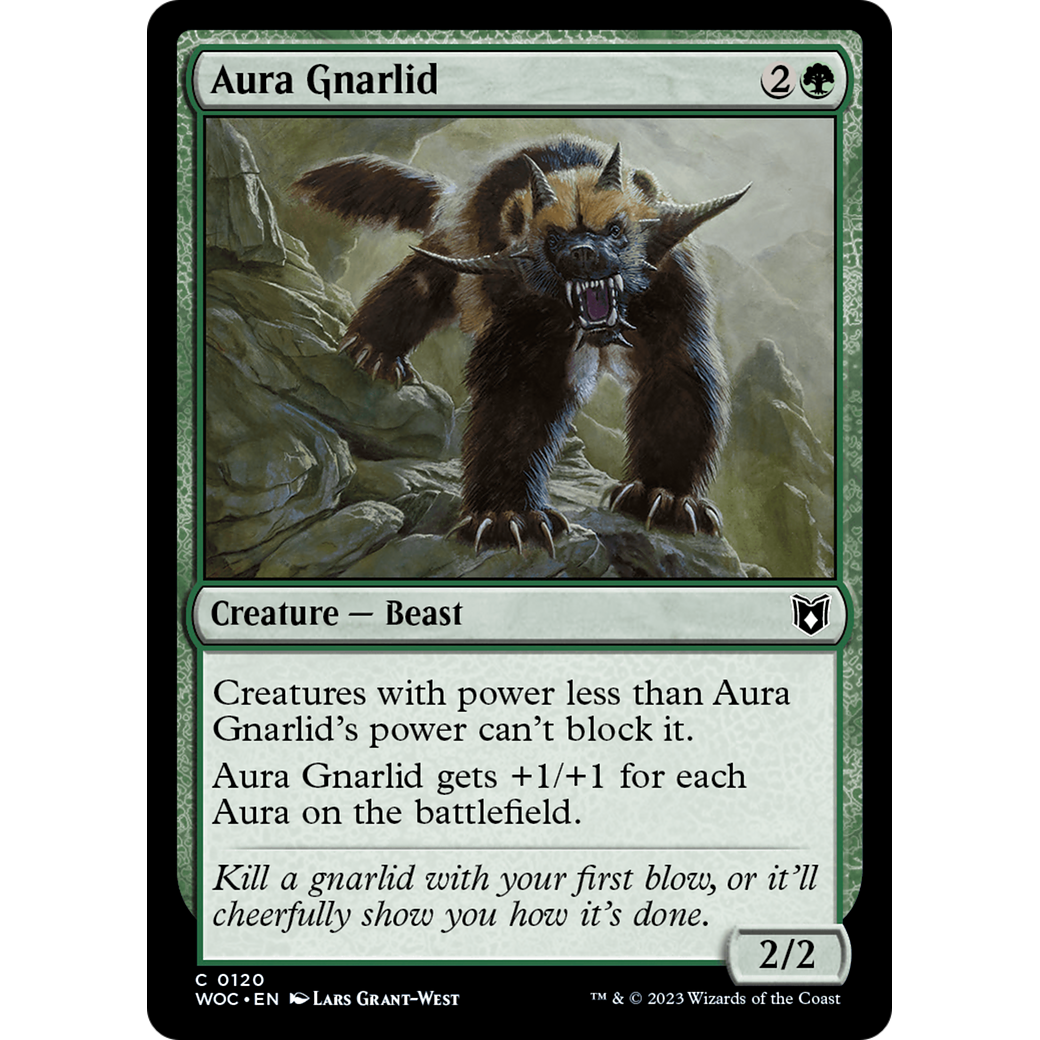 Aura Gnarlid (WOC-120) - Wilds of Eldraine Commander