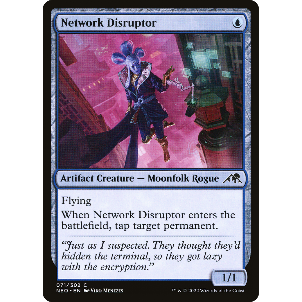 Network Disruptor (NEO-071) - Kamigawa: Neon Dynasty Foil