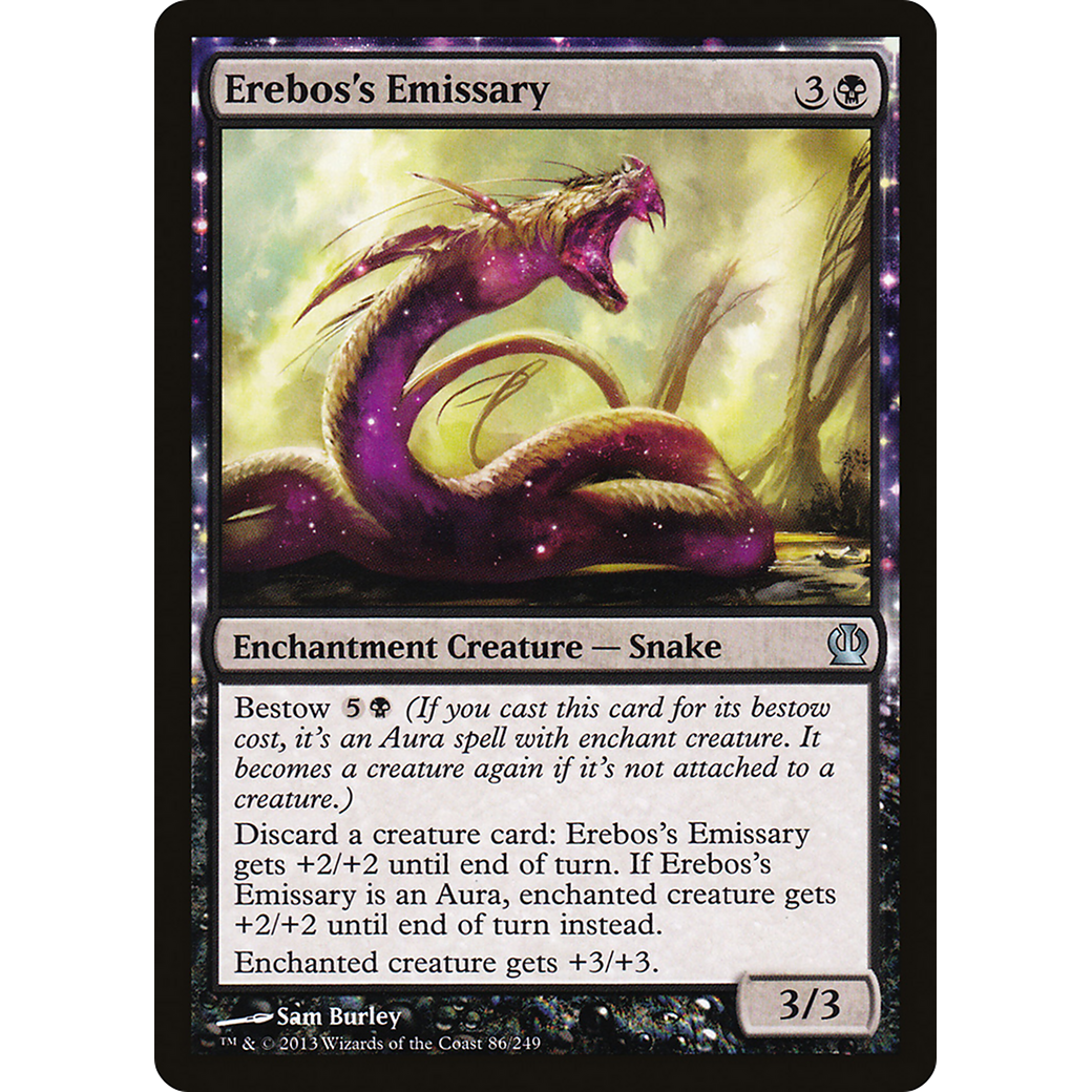 Erebos's Emissary (THS-086) - Theros: (enchantment) Foil