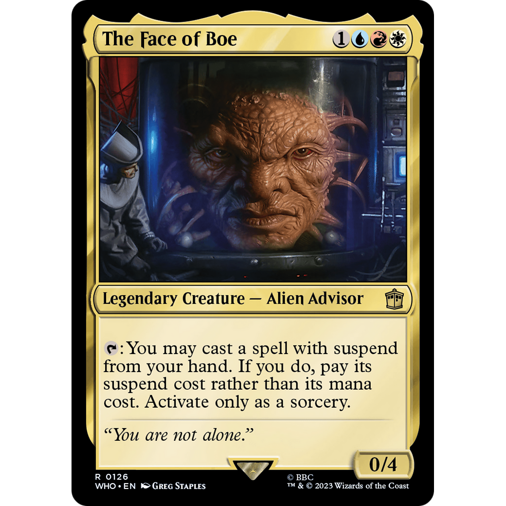 The Face of Boe (WHO-126) - Doctor Who