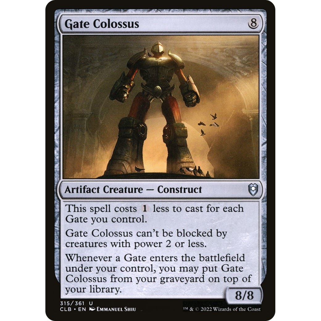 Gate Colossus (CLB-315) - Commander Legends: Battle for Baldur's Gate Foil