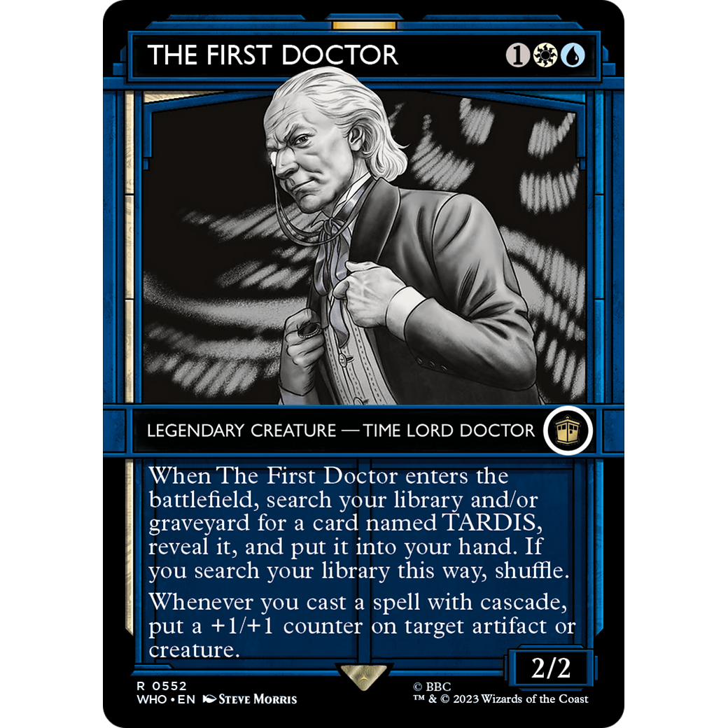 The First Doctor (Showcase) (WHO-552) - Doctor Who: (Showcase) (Borderless) Foil
