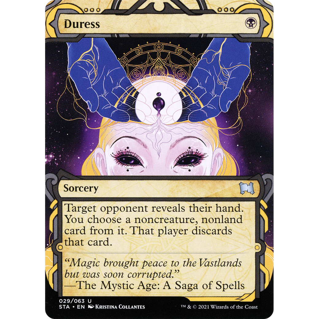 Duress (STA-029) - Strixhaven Mystical Archive: (Showcase) (Borderless)