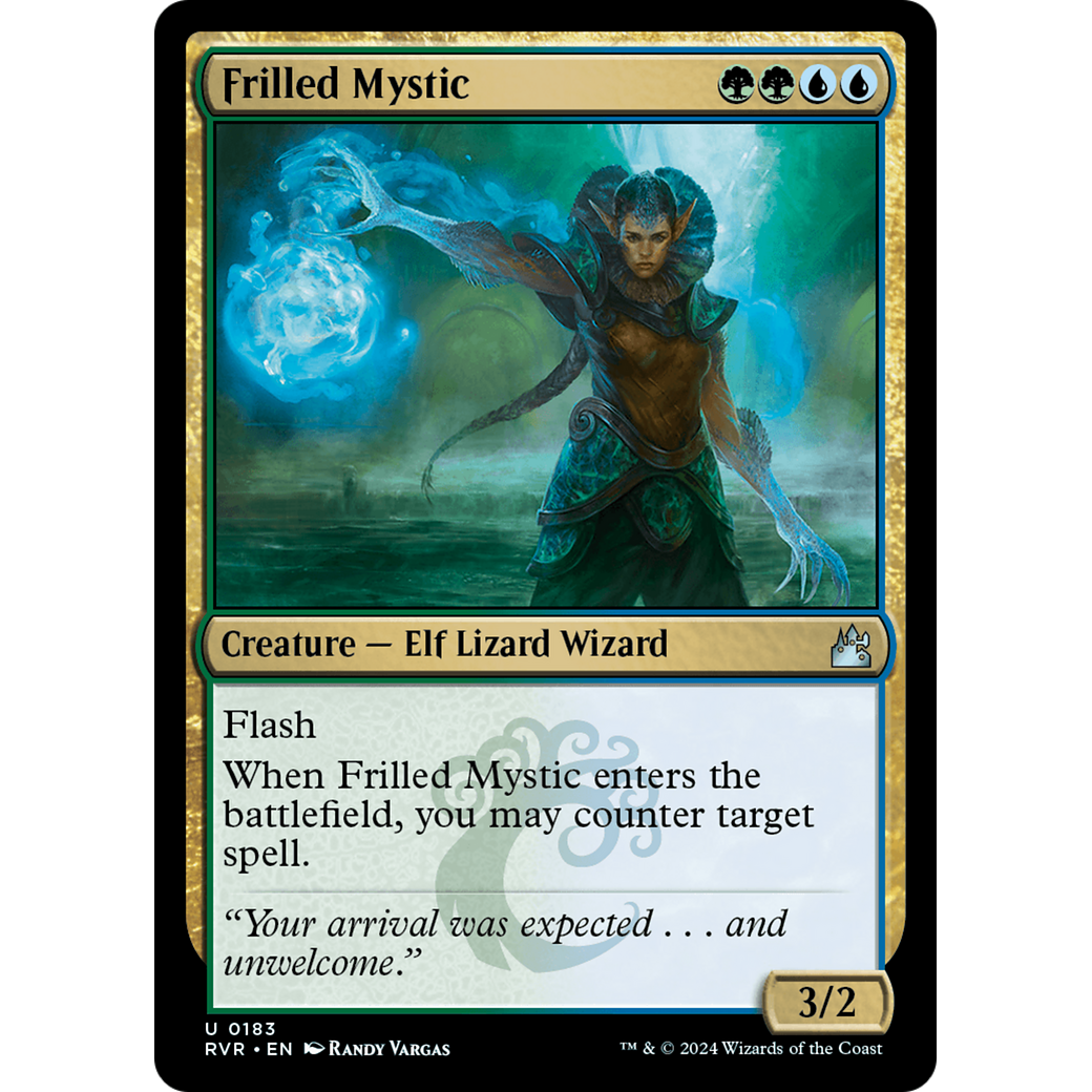 Frilled Mystic (RVR-183) - Ravnica Remastered Foil