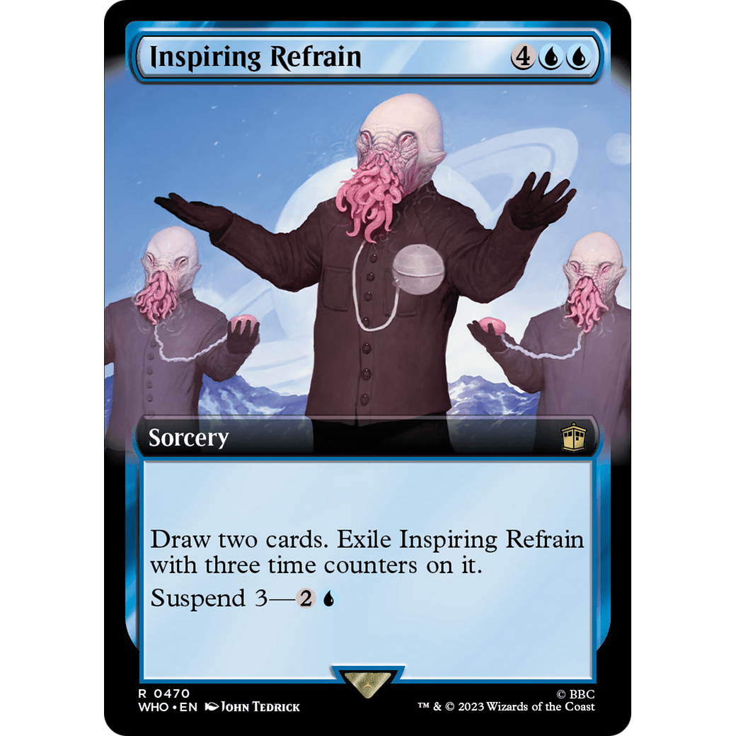 Inspiring Refrain (Extended Art) (WHO-470) - Doctor Who: (Extended Art) Foil