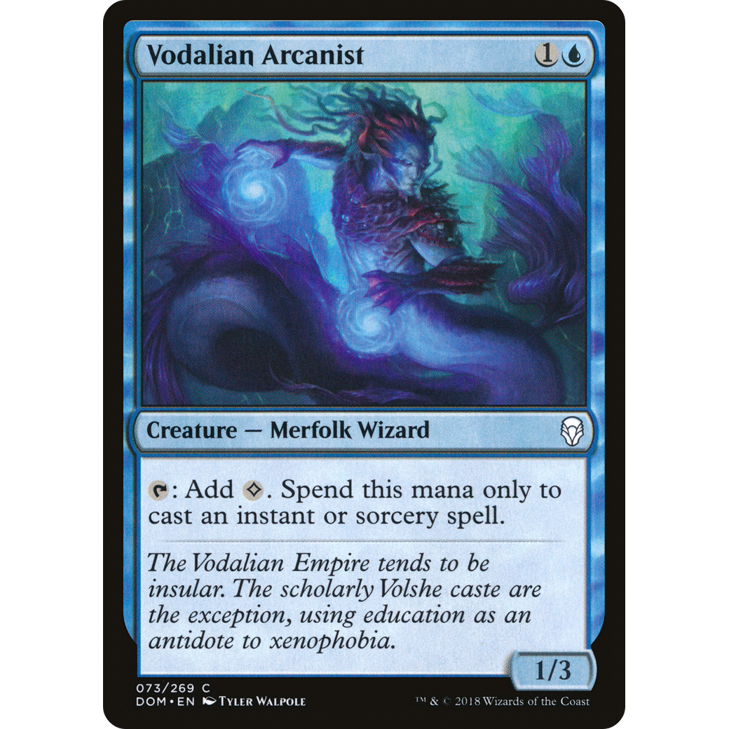 Vodalian Arcanist (DOM-073) - Dominaria Foil