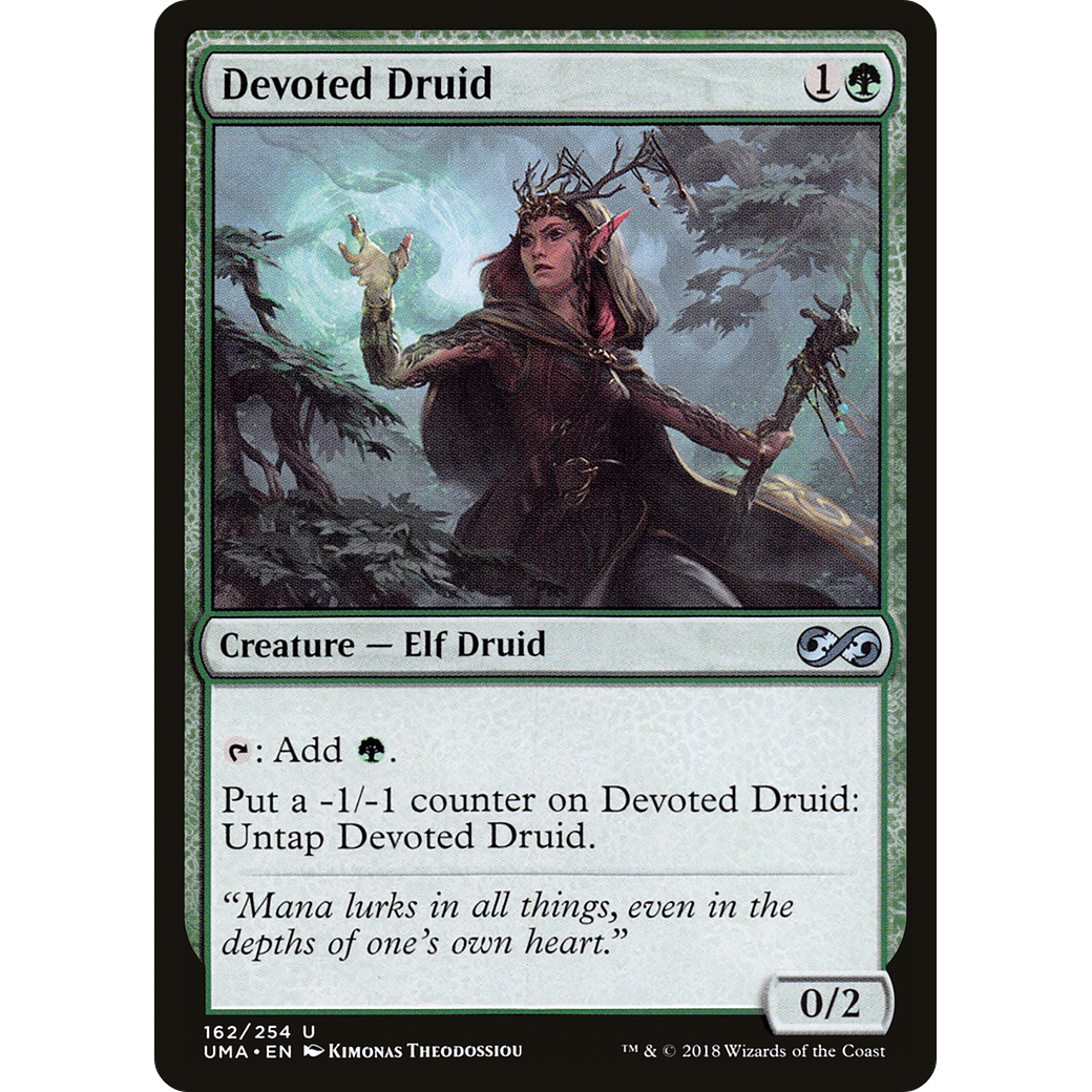 Devoted Druid (UMA-162) - Ultimate Masters Foil