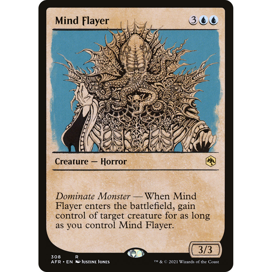 Mind Flayer (Showcase) (AFR-308) - Adventures in the Forgotten Realms: (Showcase) Foil