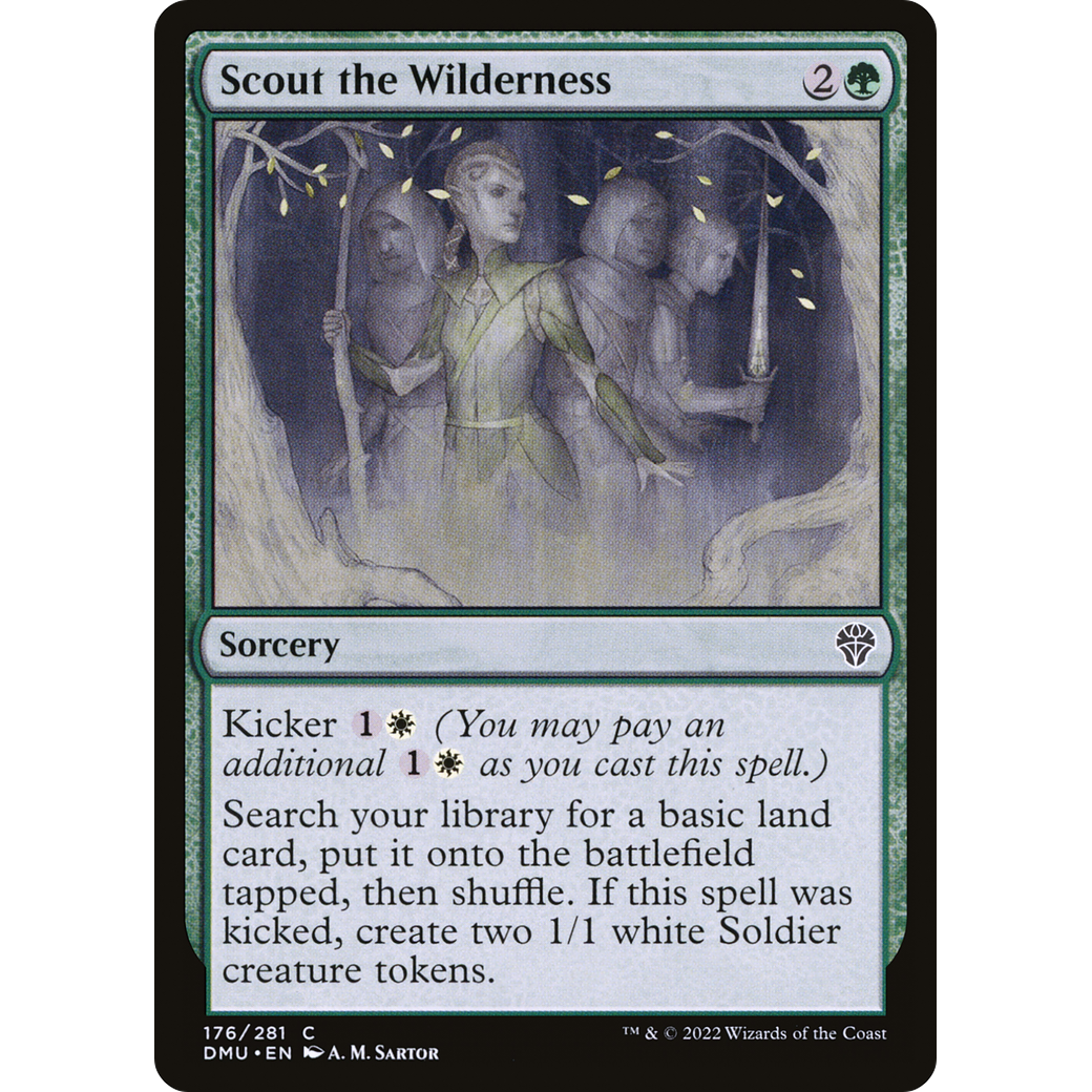 Scout the Wilderness (DMU-176) - Dominaria United Foil