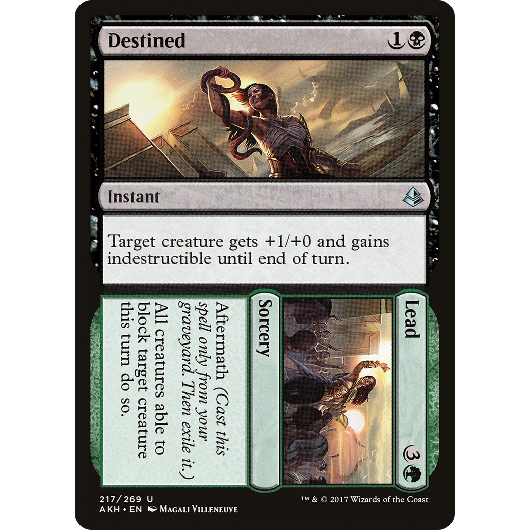 Destined // Lead (AKH-217) - Amonkhet Foil