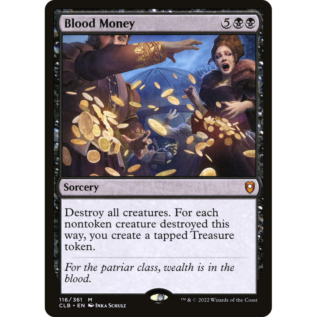 Blood Money (CLB-116) - Commander Legends: Battle for Baldur's Gate Foil