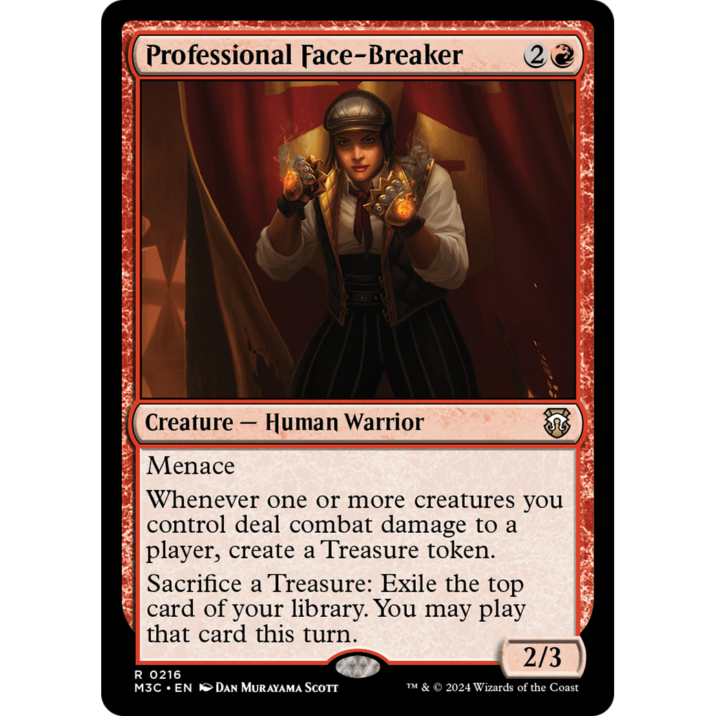 Professional Face-Breaker (M3C-216) - Modern Horizons 3 Commander Foil