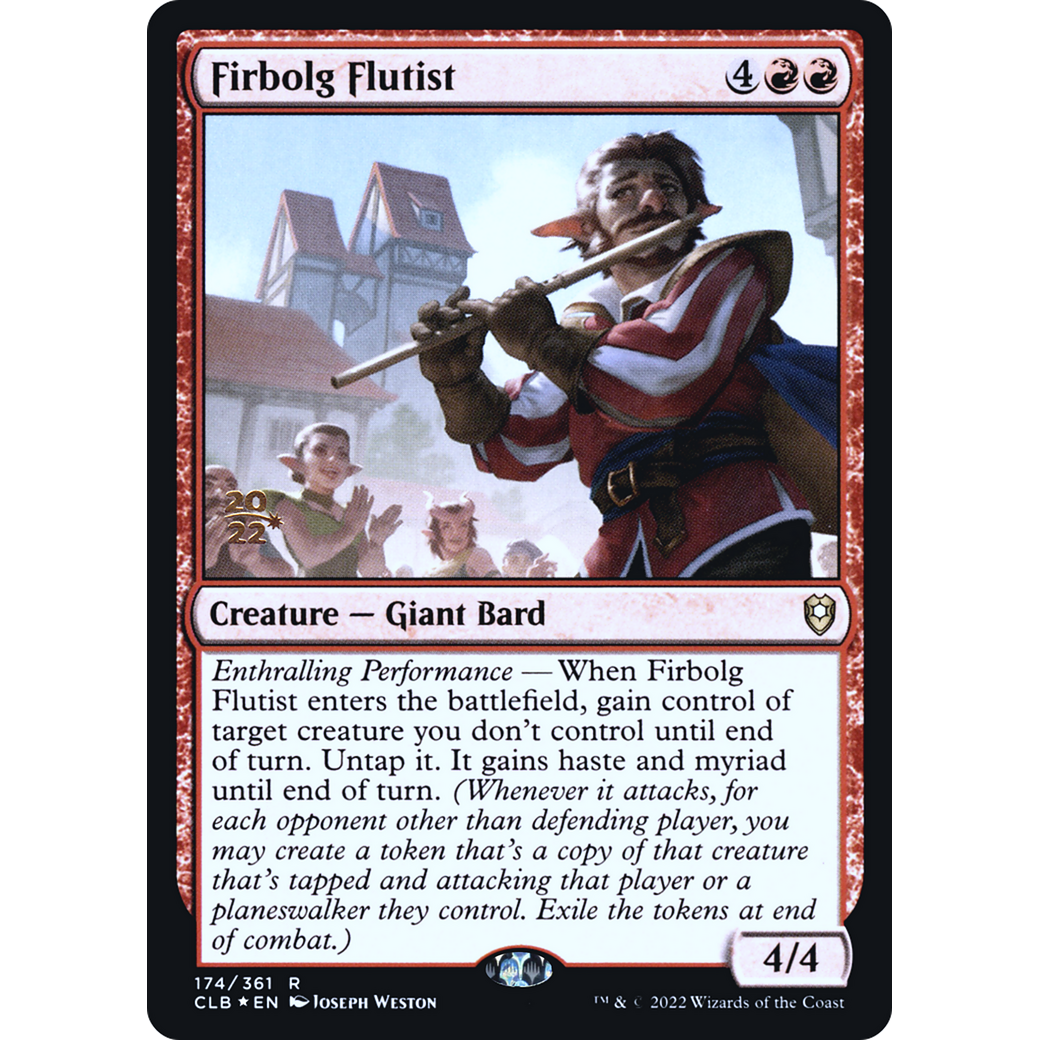 Firbolg Flutist (PRE-174S) - Battle for Baldur's Gate Promos Foil