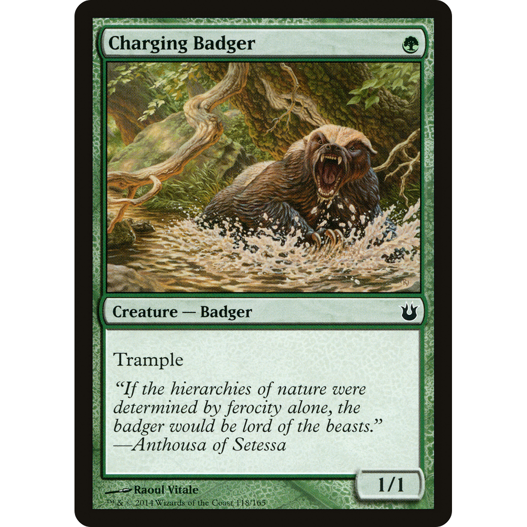 Charging Badger (BNG-118) - Born of the Gods Foil