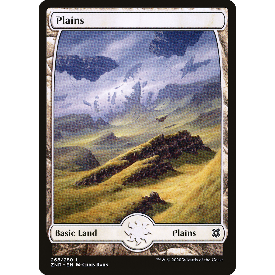 Plains (268) - Full Art (ZNR-268) - Zendikar Rising: (Full Art)