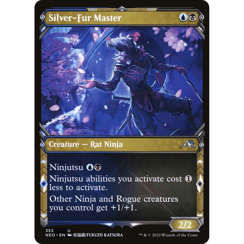 Silver-Fur Master (NEO-353) - Kamigawa: Neon Dynasty: (Showcase)