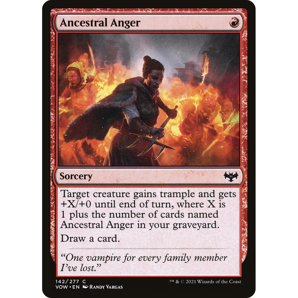 Ancestral Anger (VOW-142) - Innistrad: Crimson Vow