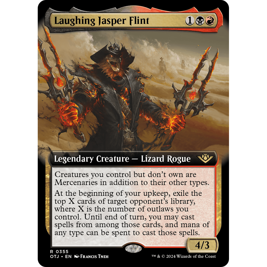 Laughing Jasper Flint (OTJ-355) - Outlaws of Thunder Junction: (Extended Art) Foil