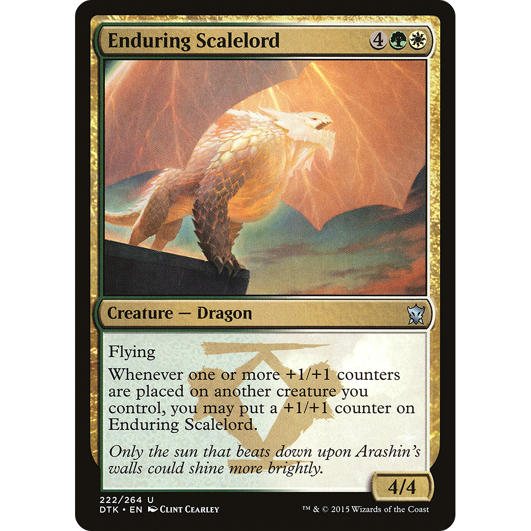 Enduring Scalelord (DTK-222) - Dragons of Tarkir