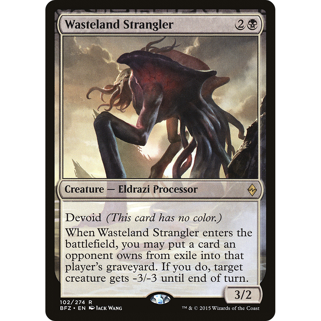 Wasteland Strangler (BFZ-102) - Battle for Zendikar: (devoid) Foil