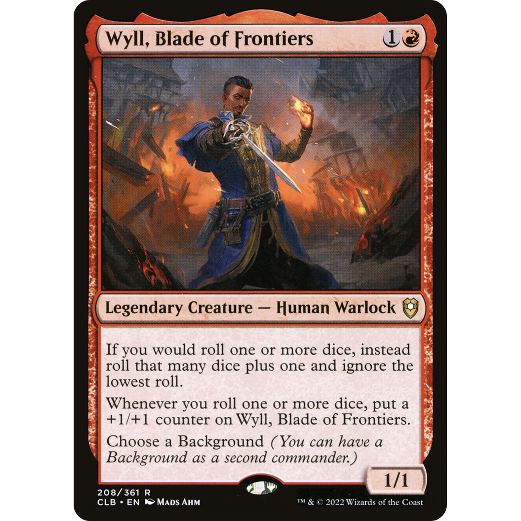 Wyll, Blade of Frontiers (CLB-208) - Commander Legends: Battle for Baldur's Gate Foil