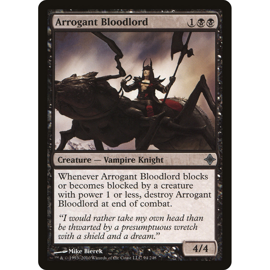 Arrogant Bloodlord (ROE-094) - Rise of the Eldrazi Foil