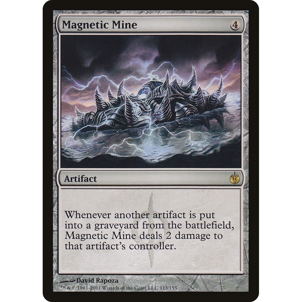 Magnetic Mine (MBS-113) - Mirrodin Besieged Foil