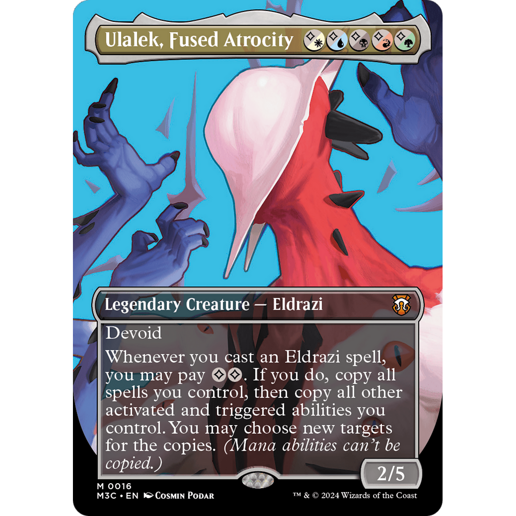 Ulalek, Fused Atrocity (M3C-016) - Modern Horizons 3 Commander (Borderless)