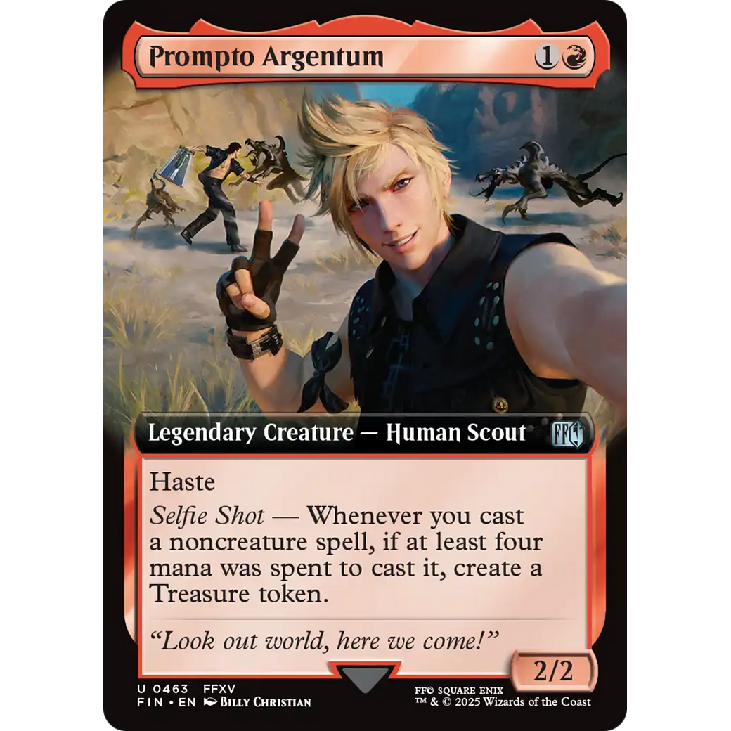 Prompto Argentum (FIN-463) - FINAL FANTASY: (Extended Art) Foil