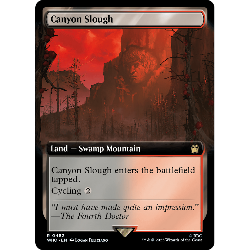 Canyon Slough (Extended Art) (WHO-482) - Doctor Who: (Extended Art)