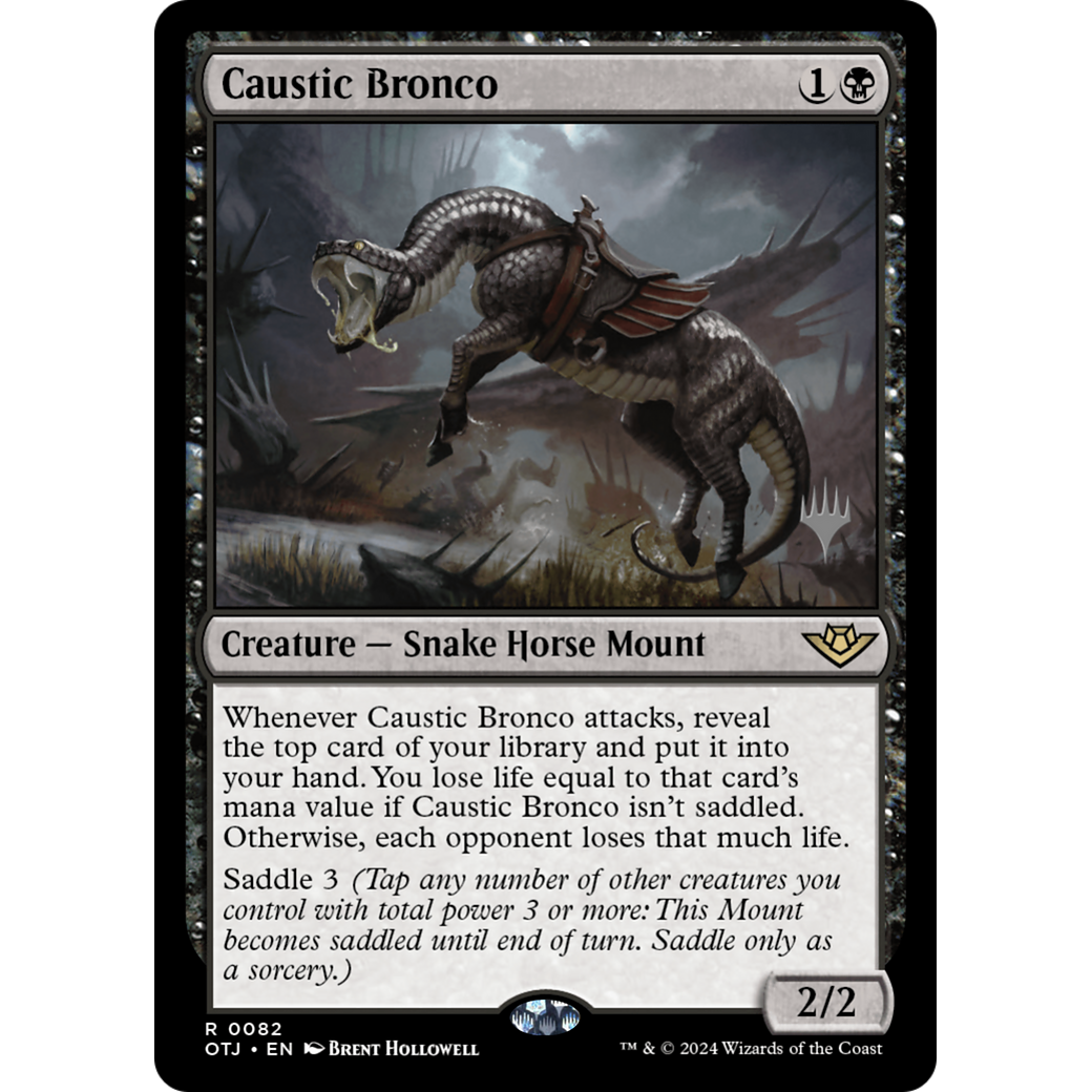 Caustic Bronco (PPOTJ-82P) - Outlaws of Thunder Junction Promos