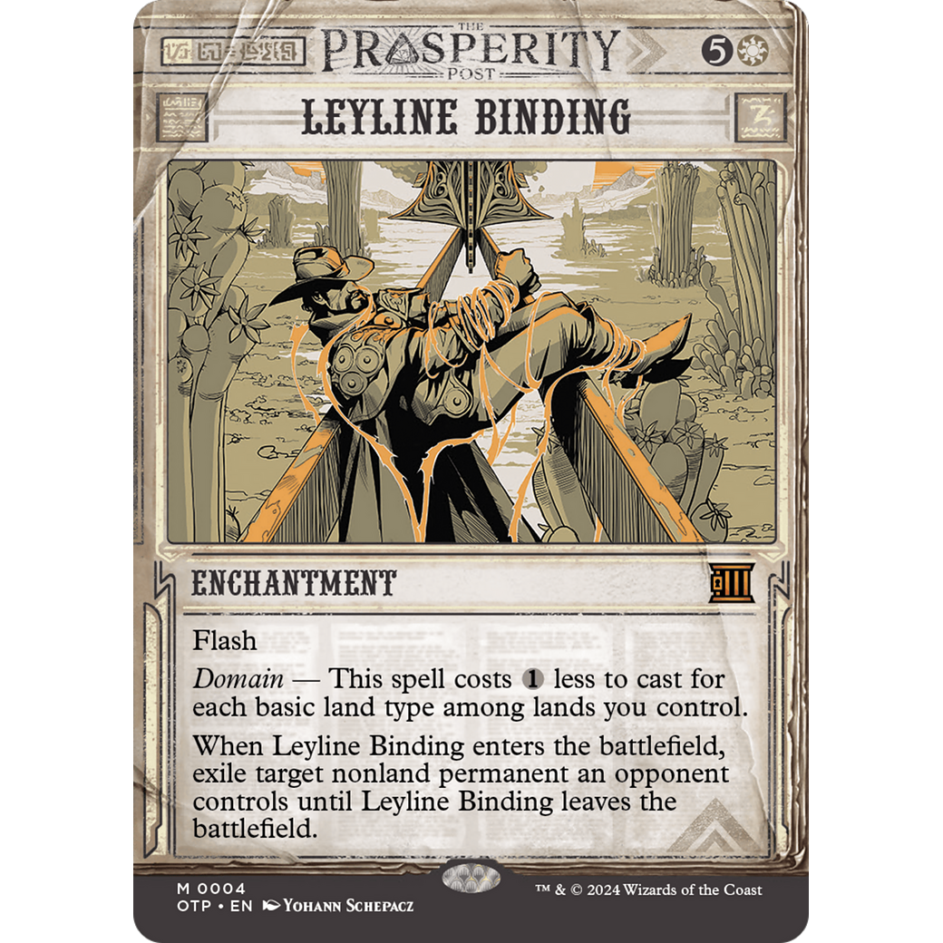 Leyline Binding (OTP-004) - Breaking News: (Showcase) (Borderless)