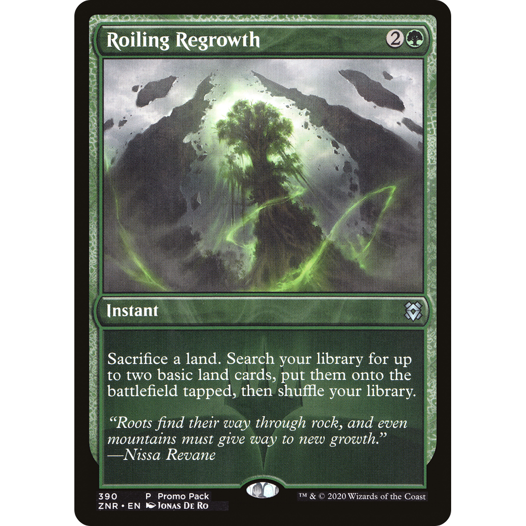 Roiling Regrowth (PPZNR-390) - Zendikar Rising Foil