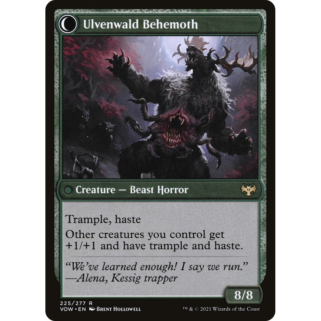 Ulvenwald Oddity (VOW-225) - Innistrad: Crimson Vow: (Double Faced Transform) Foil