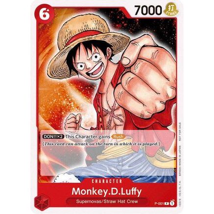 Monkey.D.Luffy (001) (P-001) - One Piece Demo Deck Cards