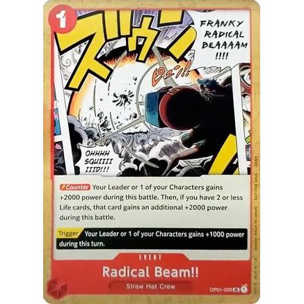 Radical Beam!! (OP01-029) - One Piece Demo Deck Cards