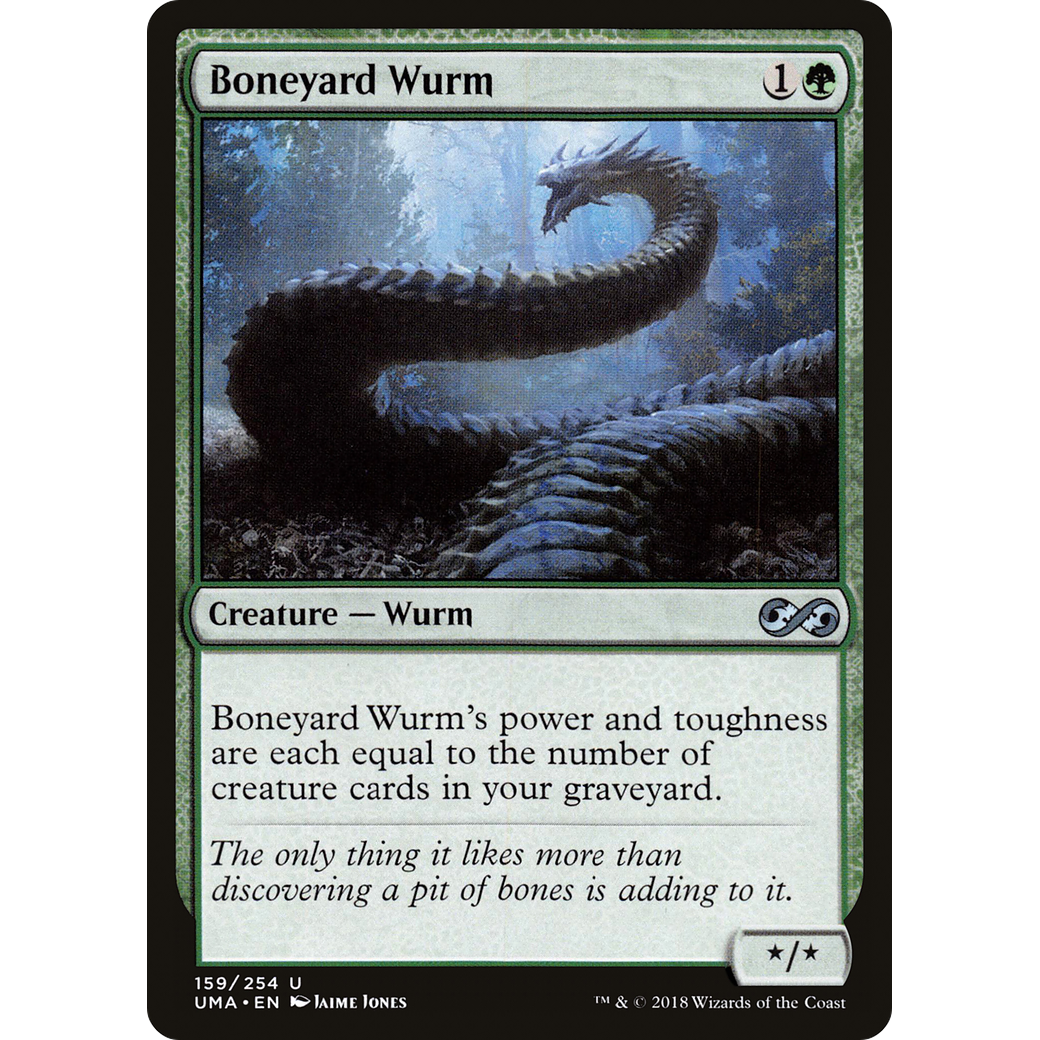 Boneyard Wurm (UMA-159) - Ultimate Masters Foil