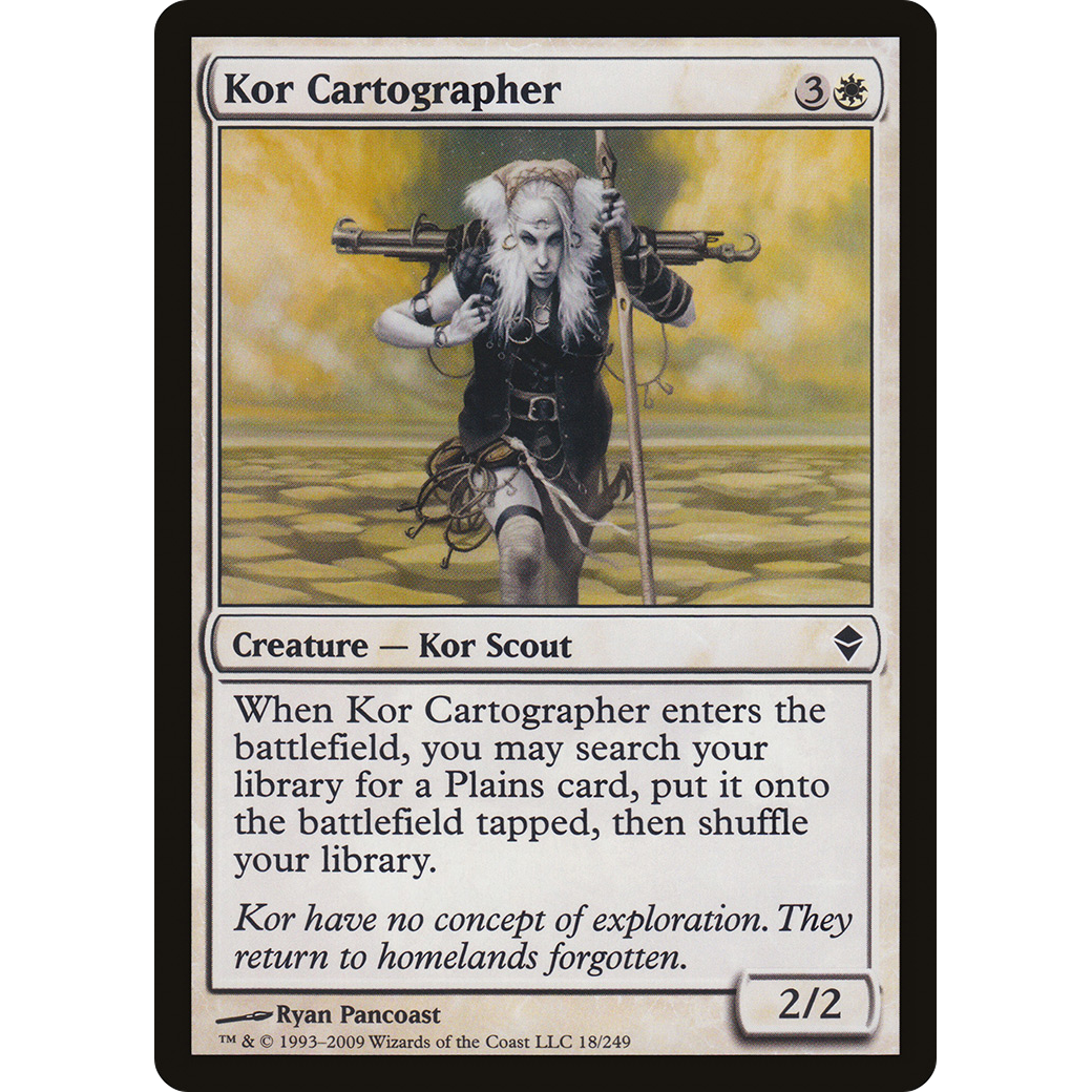 Kor Cartographer (ZEN-018) - Zendikar Foil