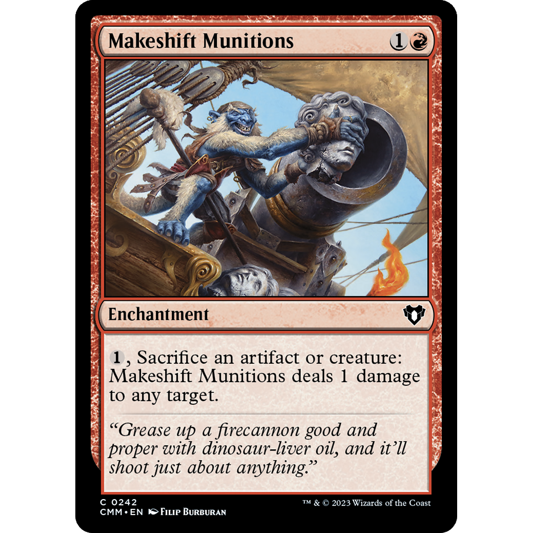 Makeshift Munitions (CMM-242) - Commander Masters