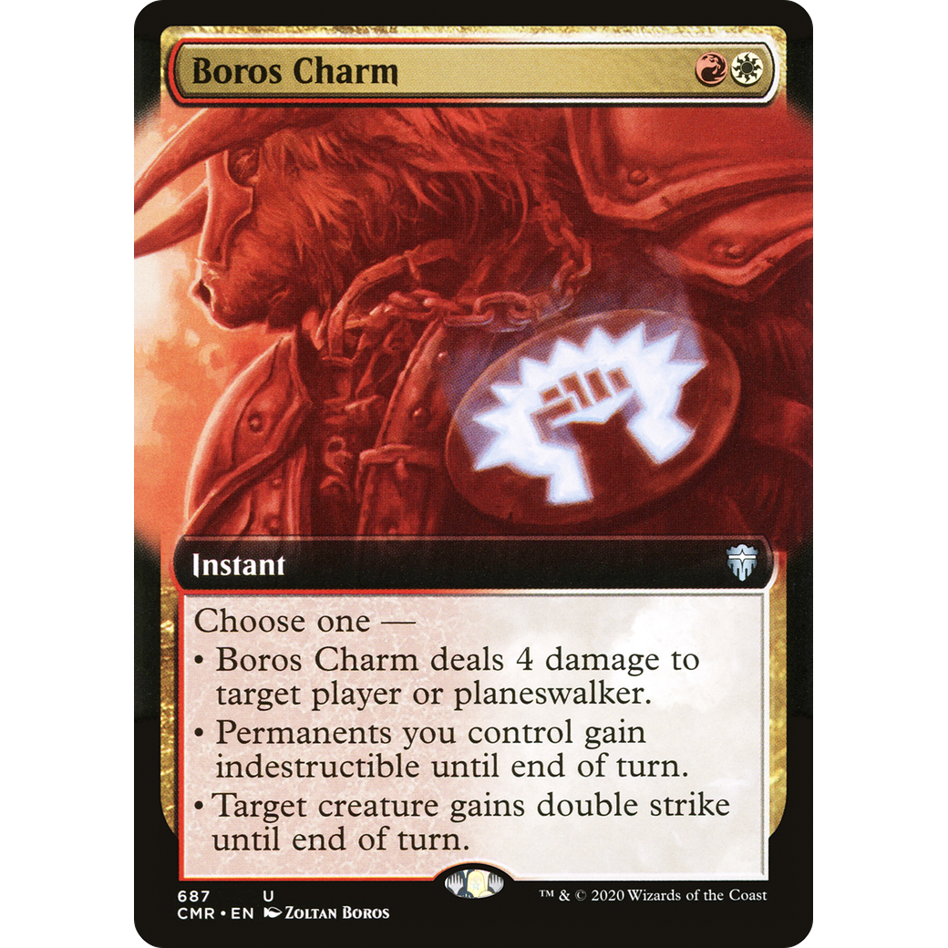 Boros Charm (Extended Art) (CMR-687) - Commander Legends: (Extended Art) Foil