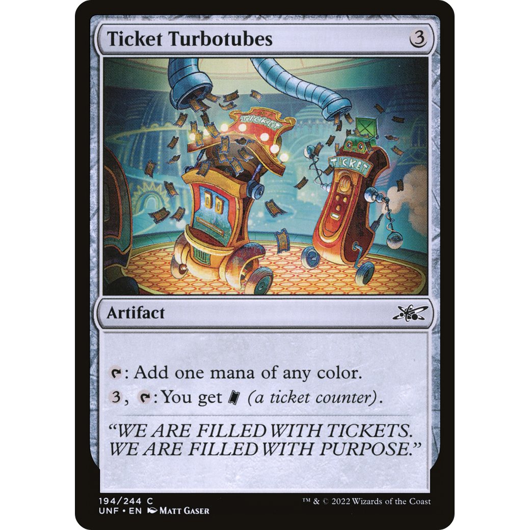 Ticket Turbotubes (UNF-194) - Unfinity