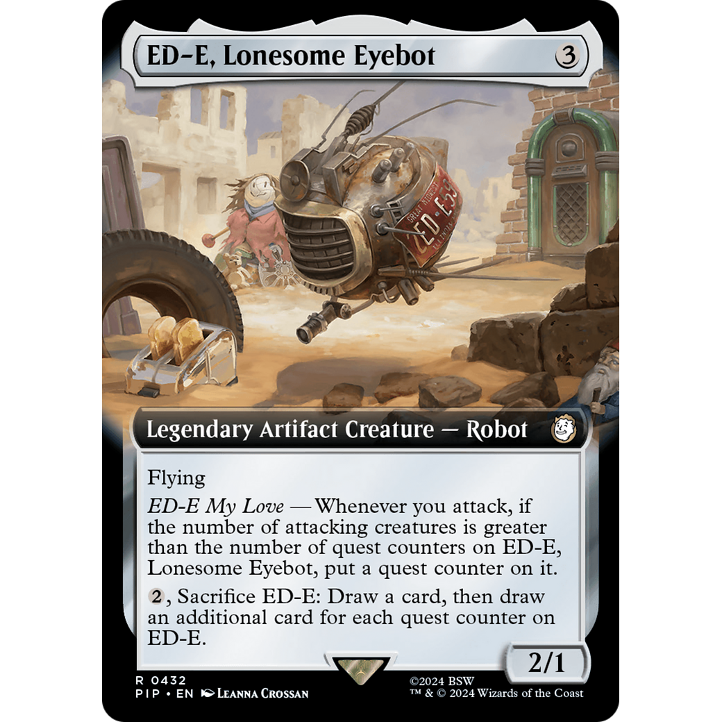 ED-E, Lonesome Eyebot (PIP-432) - Fallout: (Extended Art) Foil