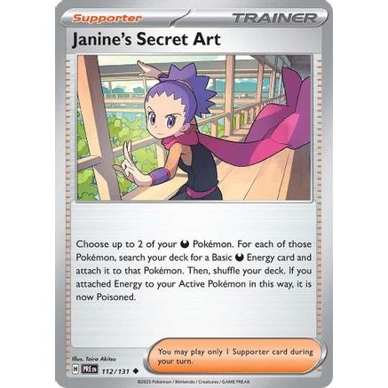 Janine's Secret Art - 112/131 112 - SV Prismatic Evolutions Reverse Holofoil