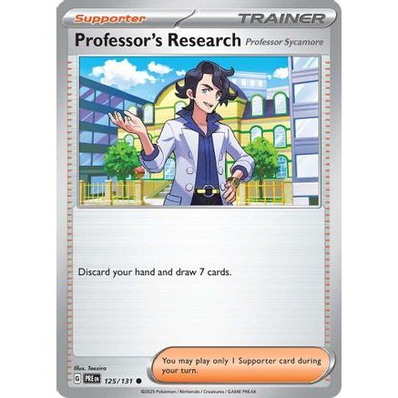 Professor's Research [Professor Sycamore] 125 - SV Prismatic Evolutions Reverse Holofoil